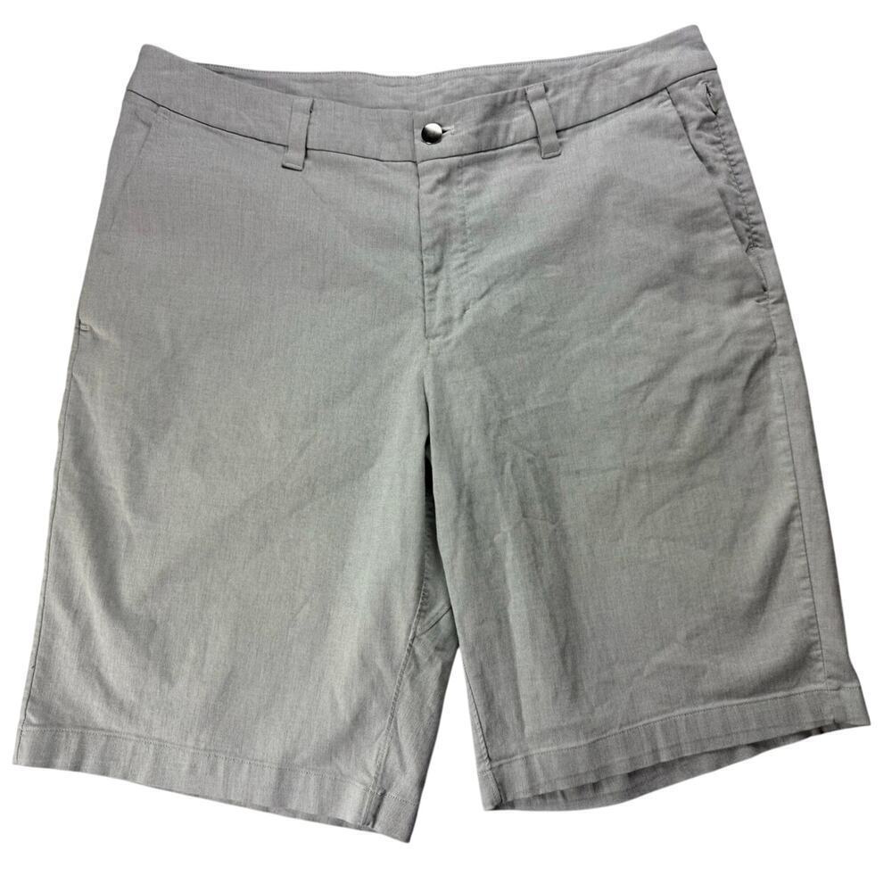 Lululemon Men's Commission Short 36 Gray Oxford - Great Fit!